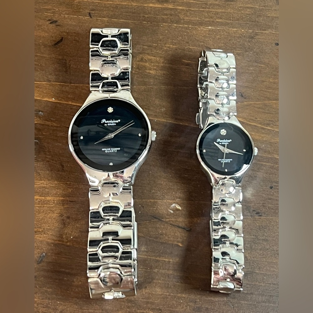 Vintage Precision Gruen Genuine Diamond Mens/Women's Watches